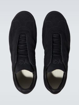 Szarvasbőr sneakers Y-3 fekete