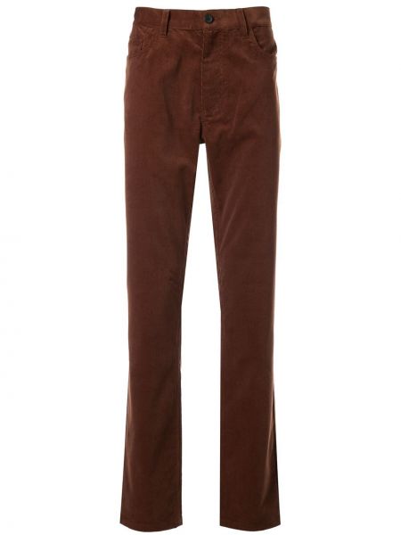 Pantalones rectos Cerruti 1881 marrón
