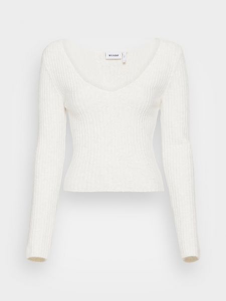 Sweter Weekday biały