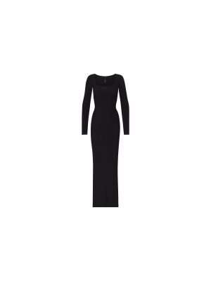 Женское платье с длинными рукавами, onyx black/onyx