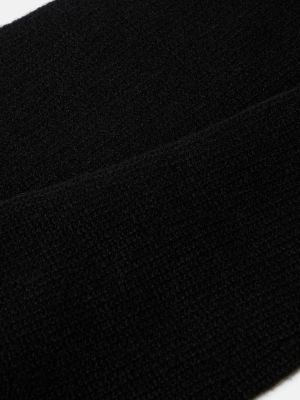 Rukavice od kašmira Max Mara crna