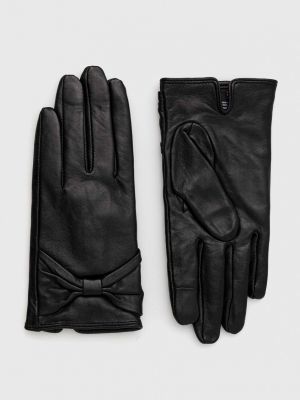 Usnjene rokavice Pieces črna