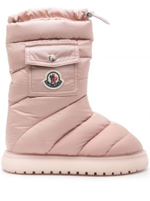 Sněžné boty s kapsami Moncler růžové