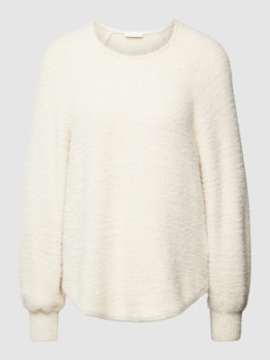 Dzianinowy sweter Rich & Royal biały