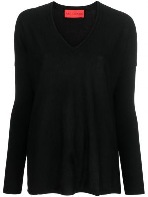 Kašmírový sveter s výstrihom do v Wild Cashmere čierna
