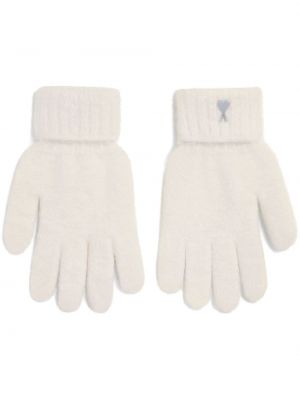 Rękawiczki Ami Paris białe