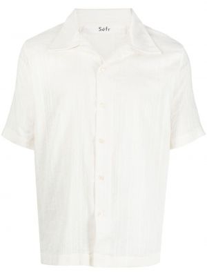 Памучна риза Séfr бяло