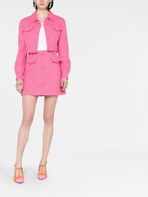 Tweed jacke Moschino pink