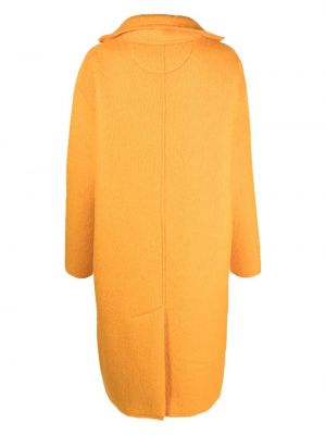 Płaszcz z alpaki Concepto pomarańczowy