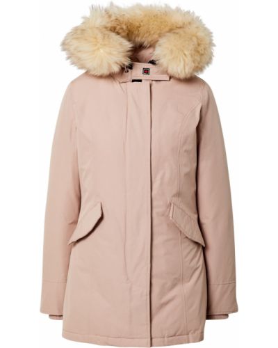 Priliehavá zimná bunda na suchý zips s kožušinou Canadian Classics - béžová