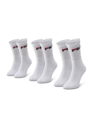 Ψηλές κάλτσες Fila λευκό