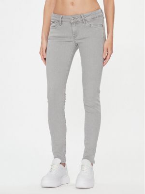 Jeans skinny Pepe Jeans grigio