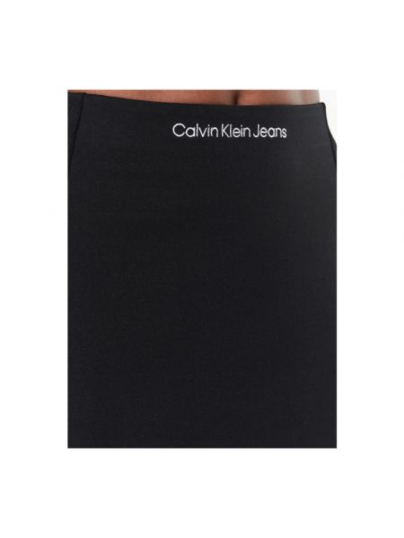 Mini falda Calvin Klein negro