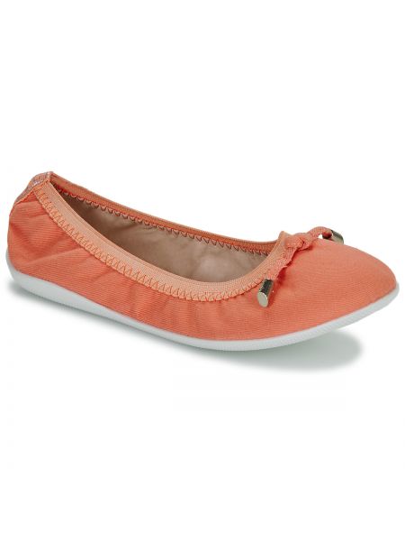 Balerina cipők Les Petites Bombes narancsszínű