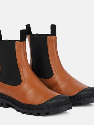 Chelsea boots en cuir Loewe noir