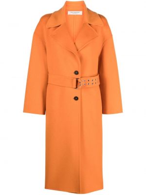 Μάλλινο παλτό Philosophy Di Lorenzo Serafini πορτοκαλί