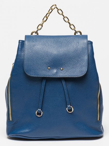 Кожаный рюкзак Antonia Moretti синий
