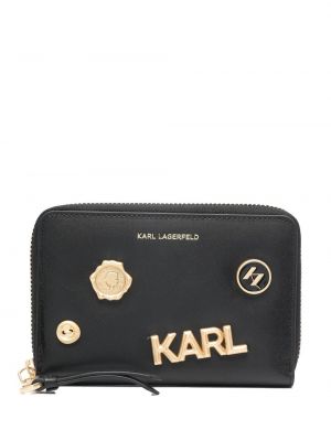 Portefeuille en cuir Karl Lagerfeld