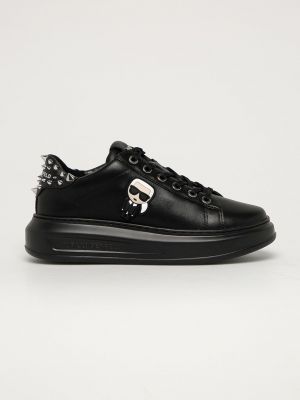 Kožne cipele Karl Lagerfeld crna
