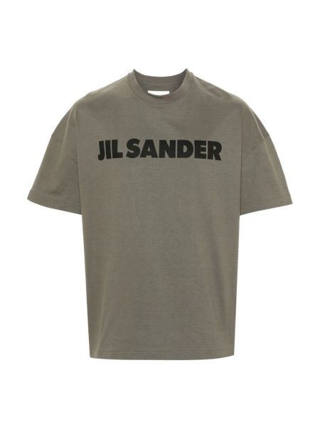 Koszulka Jil Sander zielona