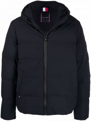 Hette zip lang jakke Tommy Hilfiger blå