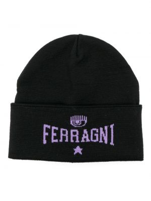 Kepurė Chiara Ferragni juoda
