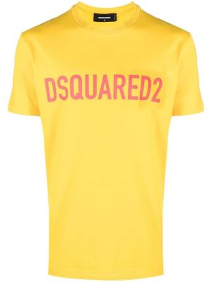 Тениска с принт с кръгло деколте Dsquared2