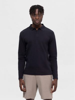 Polo Selected Homme nero