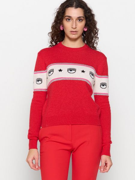 Sweter Chiara Ferragni czerwony