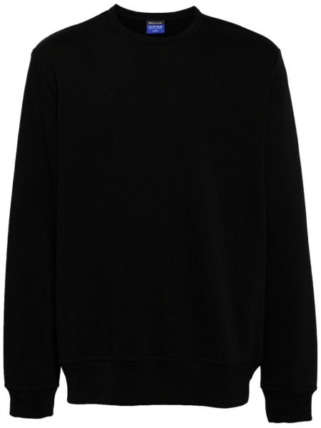 Sweatshirt aus baumwoll mit rundem ausschnitt Ps Paul Smith schwarz