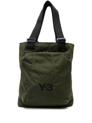 Шопинг чанта с цип с принт с джобове Y-3