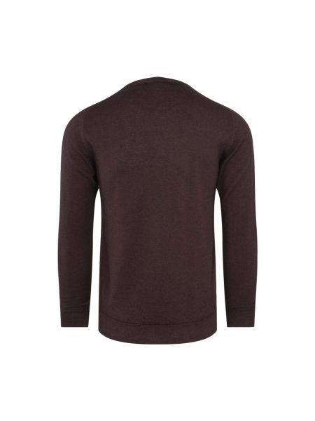 Jersey de lana merino de tela jersey Daniele Fiesoli marrón