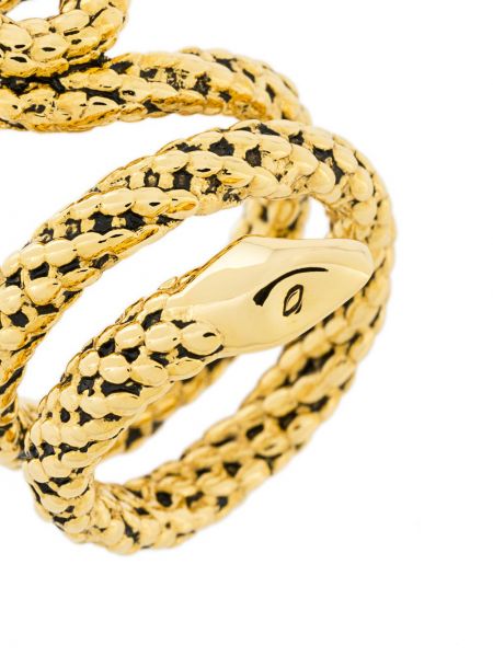 Prsten s hadím vzorem Aurelie Bidermann zlatý
