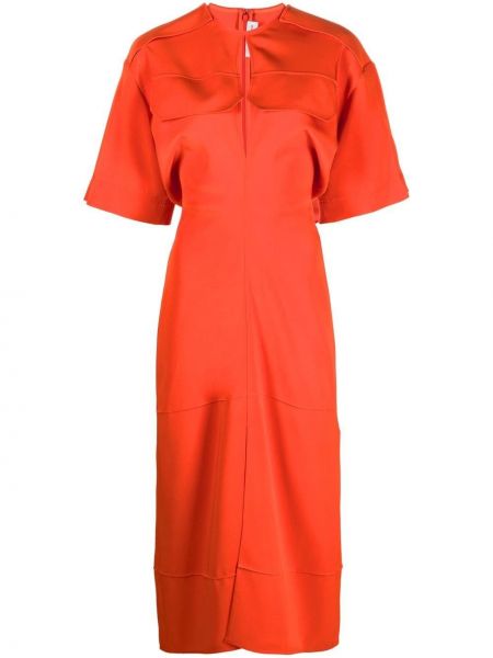 Βραδινό φόρεμα Victoria Beckham πορτοκαλί