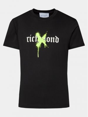 Priliehavé tričko Richmond X čierna