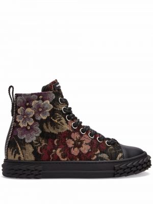 Floral topp Giuseppe Zanotti svart