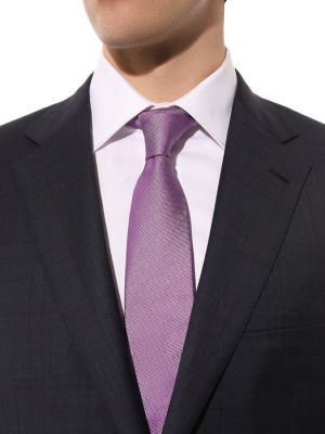 Шелковый галстук Altea бежевый