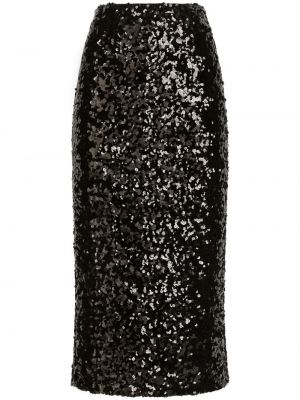 Midi svārki Dolce & Gabbana melns