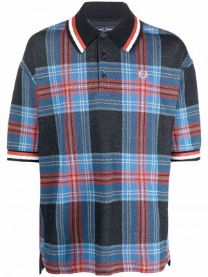 Oversized poloskjorte Fred Perry blå