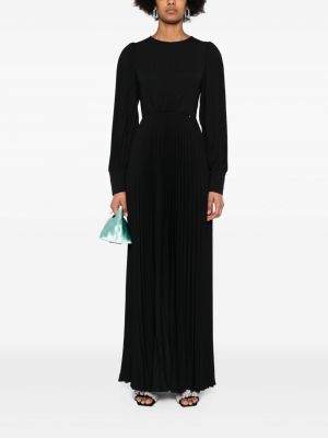 Sukienka długa plisowana Nissa czarna