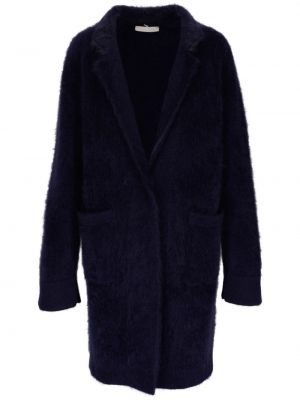 Kašmírový kabát Lisa Yang modrý
