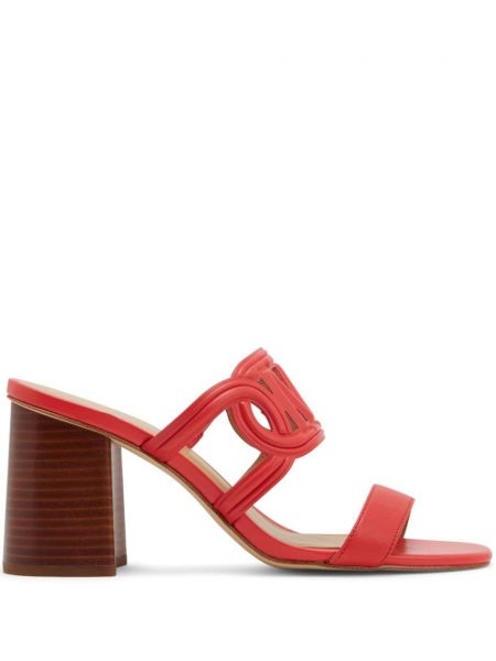 Leder halbschuhe Michael Kors rot