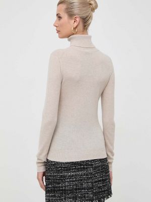 Gyapjú pulóver Marella bézs