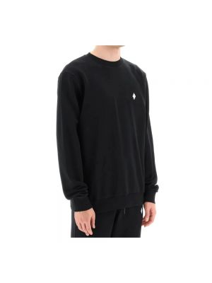 Bluza z nadrukiem bawełniana Marcelo Burlon czarna