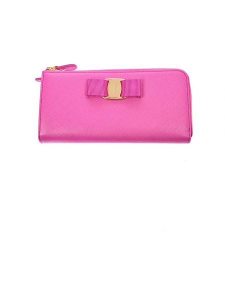 Leder schultertasche mit taschen Salvatore Ferragamo pink