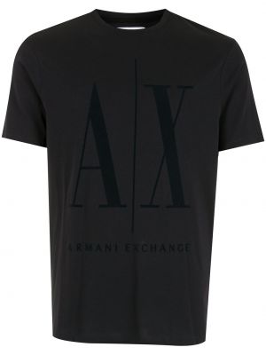 Rund hals t-skjorte Armani Exchange blå