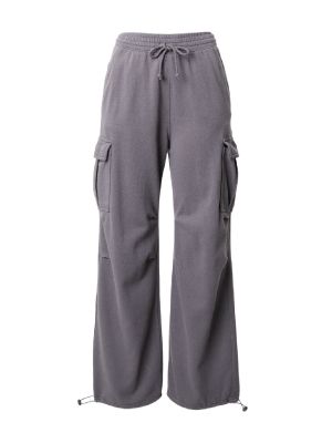 Pantaloni cargo Hollister grigio