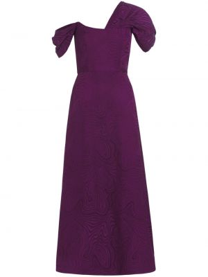 Hedvábné večerní šaty Markarian fialové