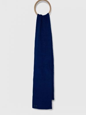Меланжевий вовняний шарф Ugg синій