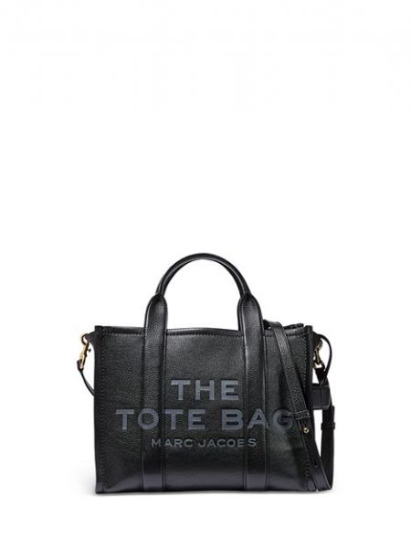 Кожаная большая сумка Marc Jacobs черная